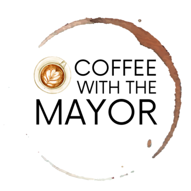 Logo of "Coffee with the Mayor".